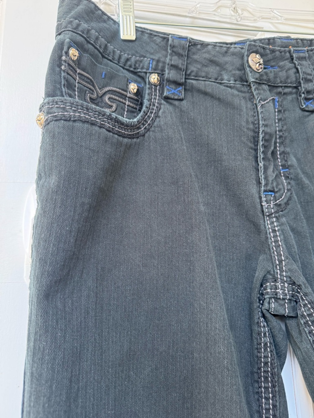Rock Revival Men's Black Jeans - Picture 3 of 16